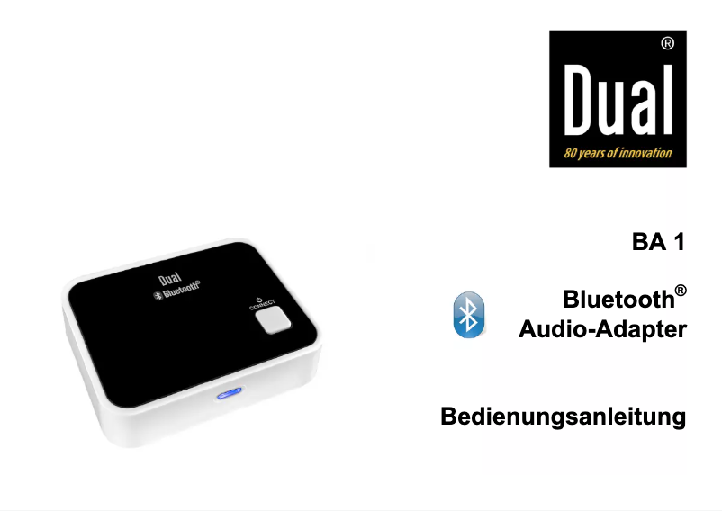 Página nº 1 - Manual de usuario Dual BA1