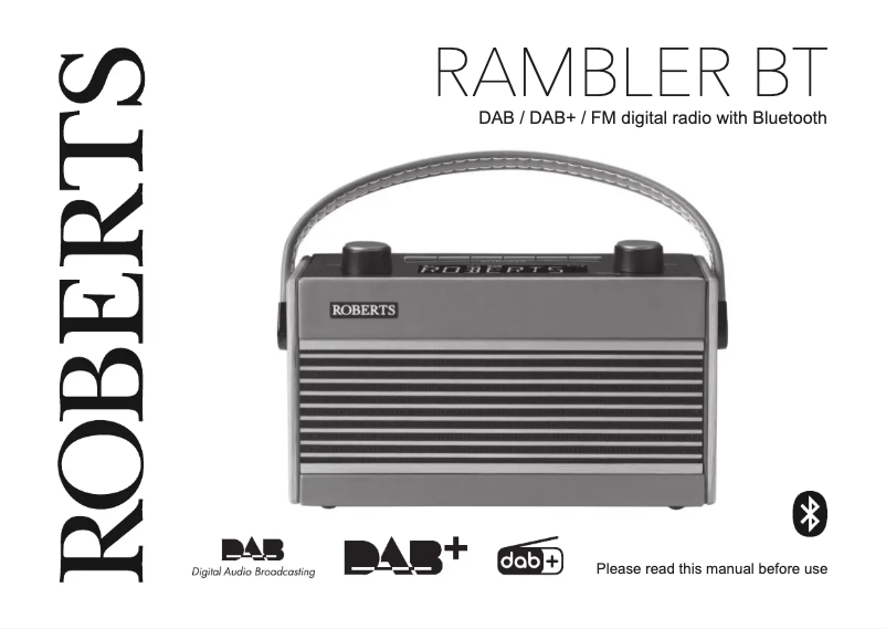 Imagen de la primera página del manual del dispositivo Rambler BT Stereo