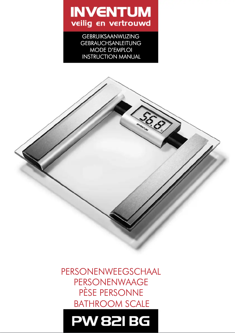 Página 1 del manual Manual de usuario Inventum PW821BG