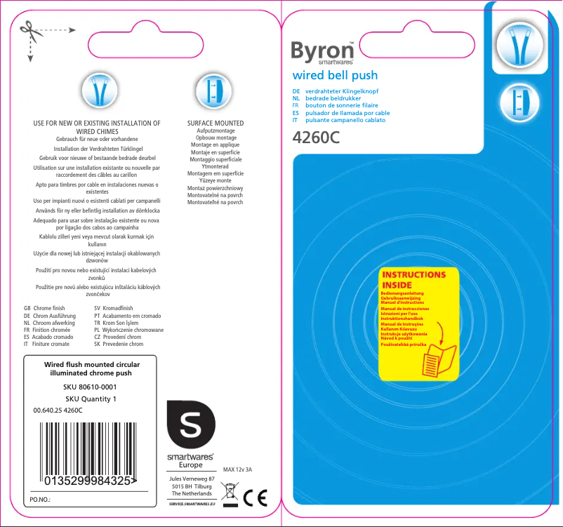 Imagen de la primera página del manual del dispositivo 4260C