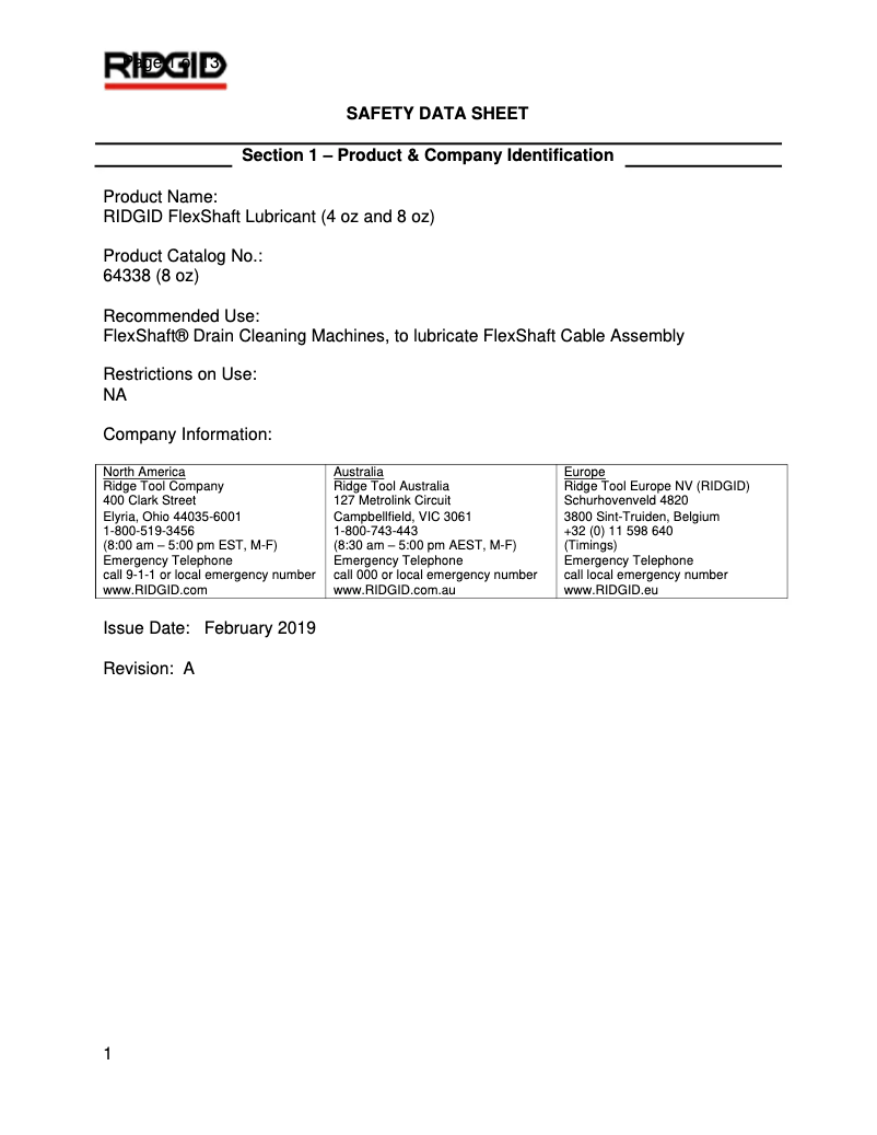 Imagen de la primera página del manual del dispositivo FlexShaft K9-204+