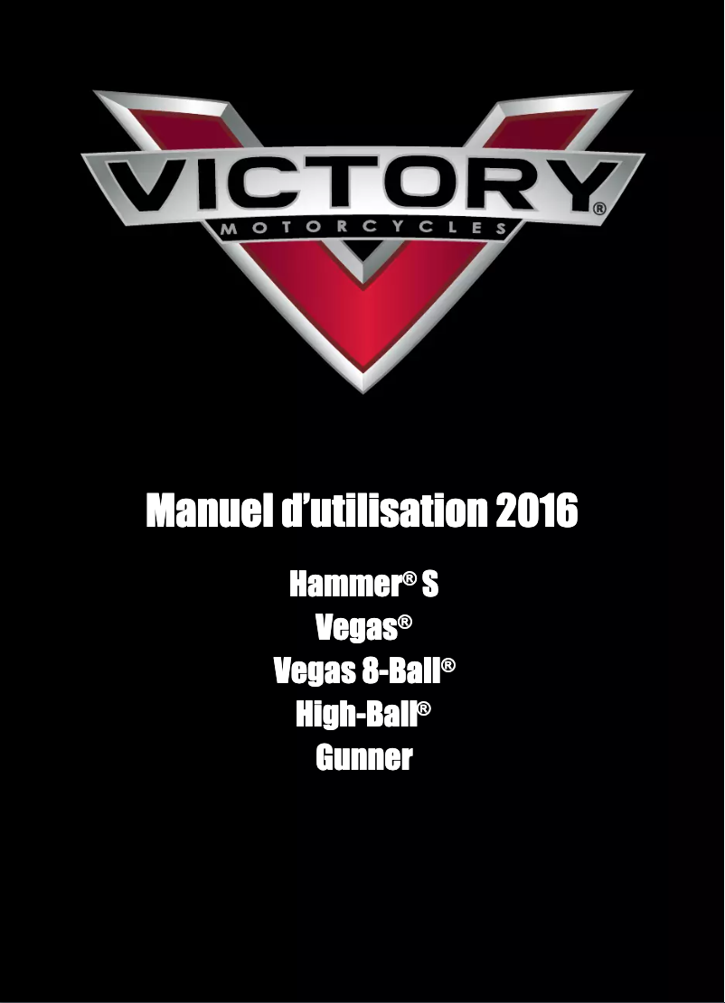 Página 1 del manual Manual de usuario Victory High-Ball (2016)