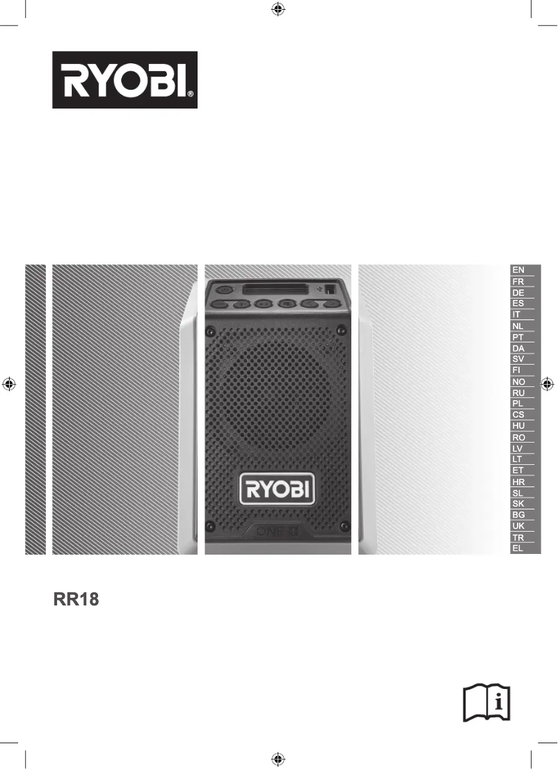 Imagen de la primera página del manual del dispositivo RR18