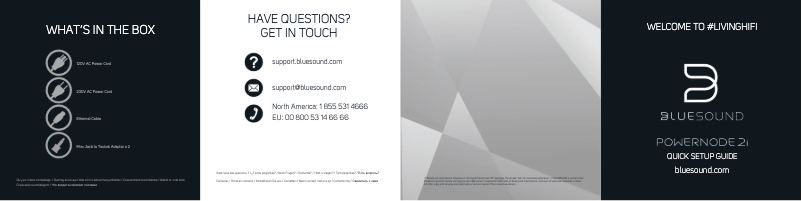 Imagen de la primera página del manual del dispositivo Powernode 2i