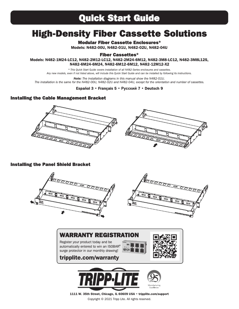 Imagen de la primera página del manual del dispositivo N482-02U