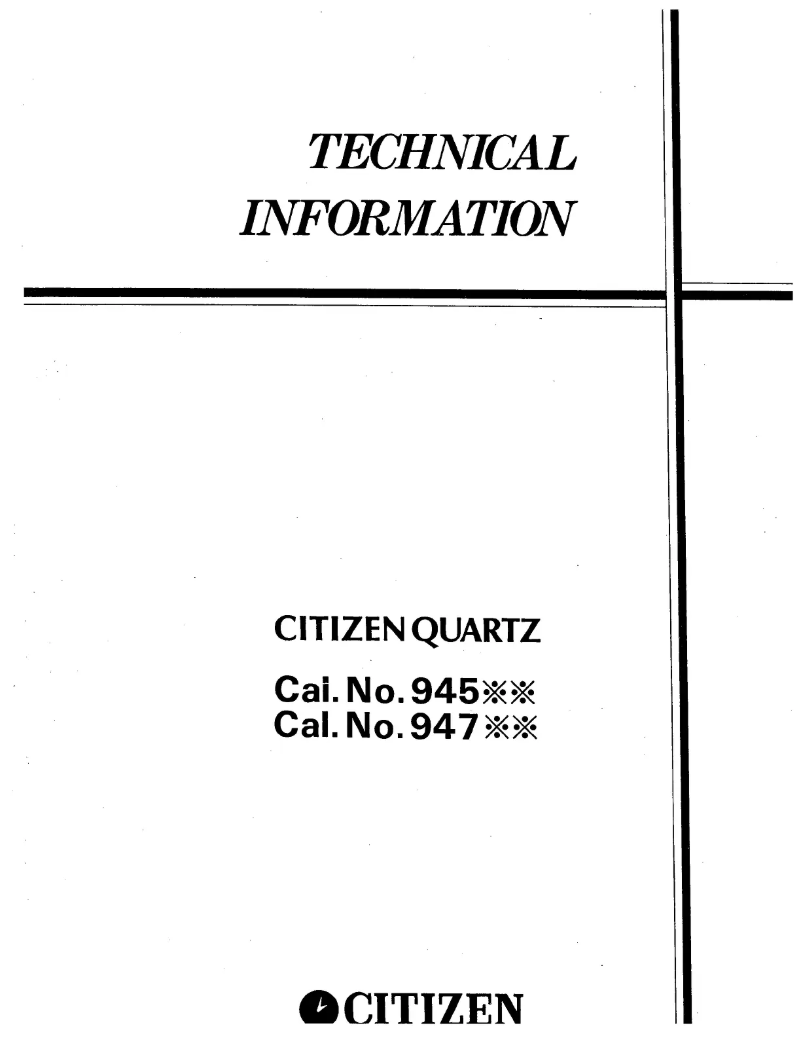 Página 1 del manual Manual de usuario Citizen CAL 9450A