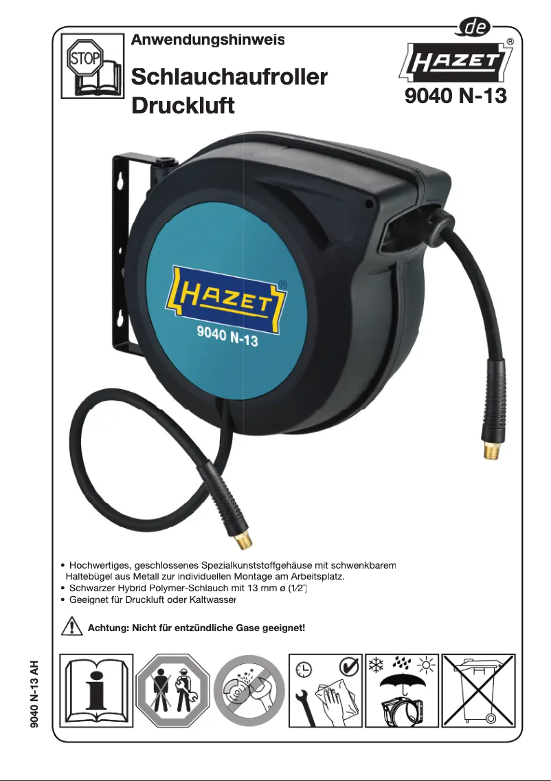 Página nº 1 - Manual de usuario Hazet 9040N-13