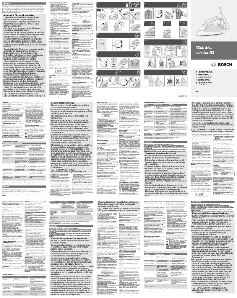 Imagen de la primera página del manual del dispositivo TDA46MOVE1