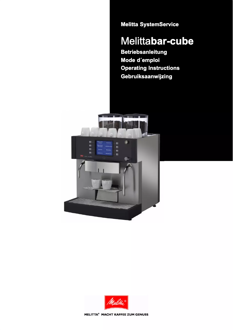 Imagen de la primera página del manual del dispositivo Bar Cube