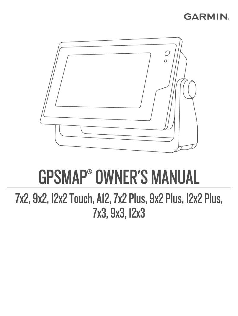 Imagen de la primera página del manual del dispositivo GPSMAP 943xsv