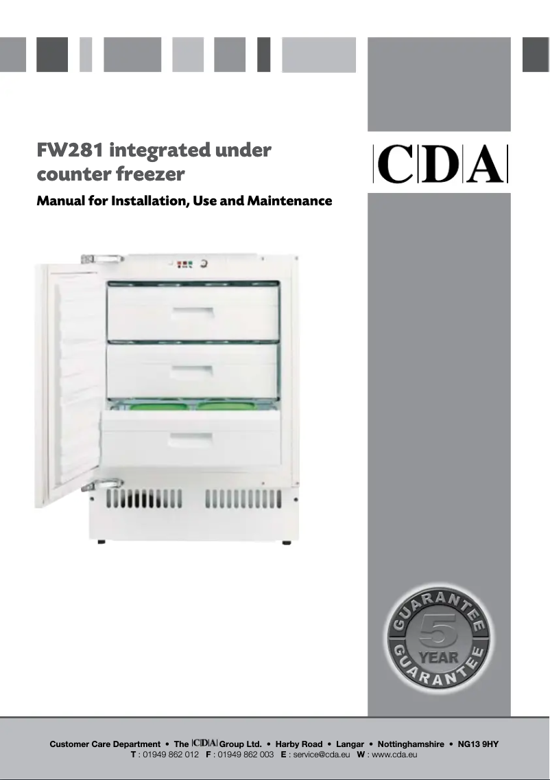Imagen de la primera página del manual del dispositivo FW281