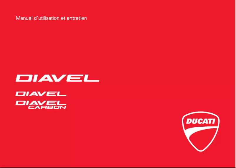 Imagen de la primera página del manual del dispositivo Diavel (2017)