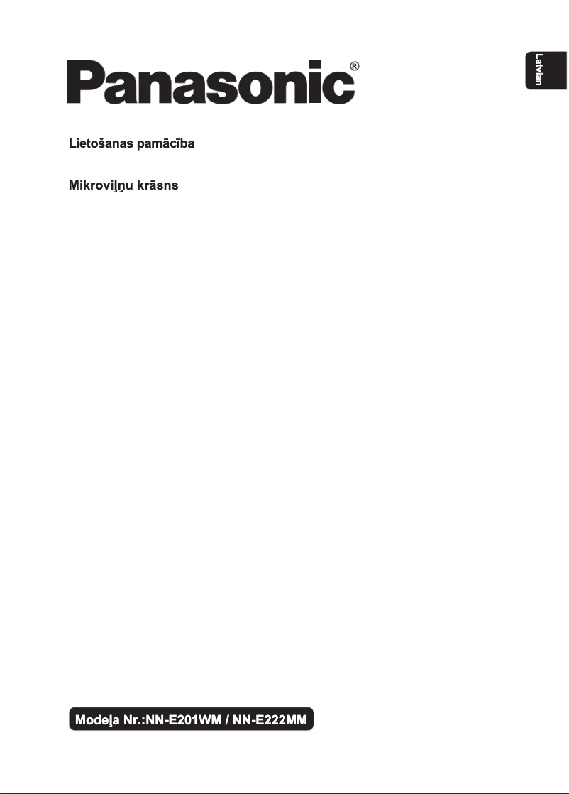 Imagen de la primera página del manual del dispositivo NN-E222MM