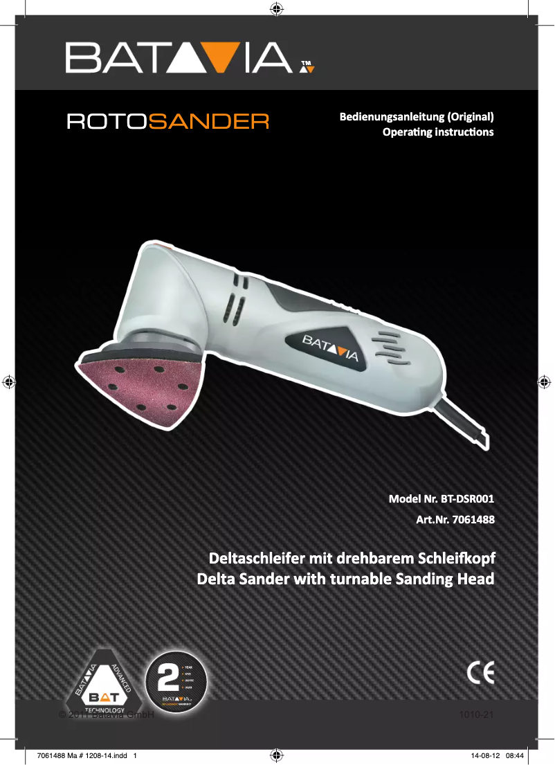 Página 1 del manual Manual de usuario Batavia BT-DSR001