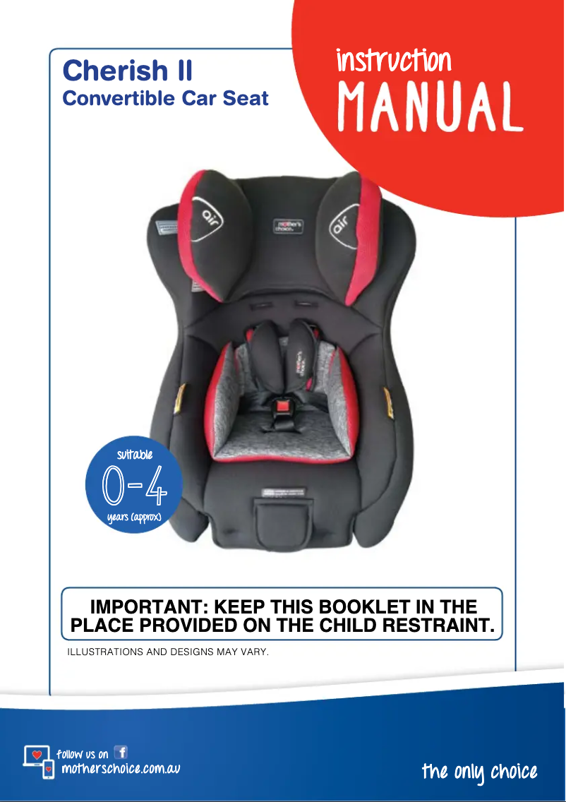 Imagen de la primera página del manual del dispositivo Cherish II