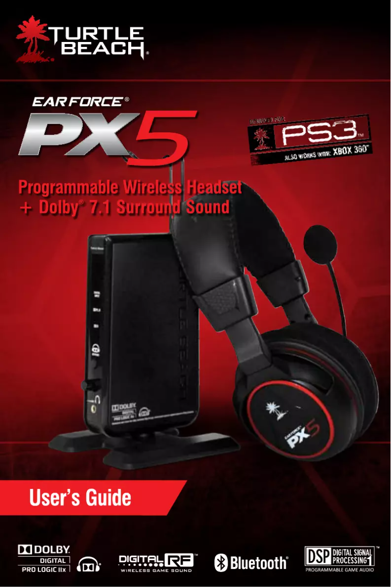 Página 1 del manual Manual de usuario Turtle Beach Ear Force PX5