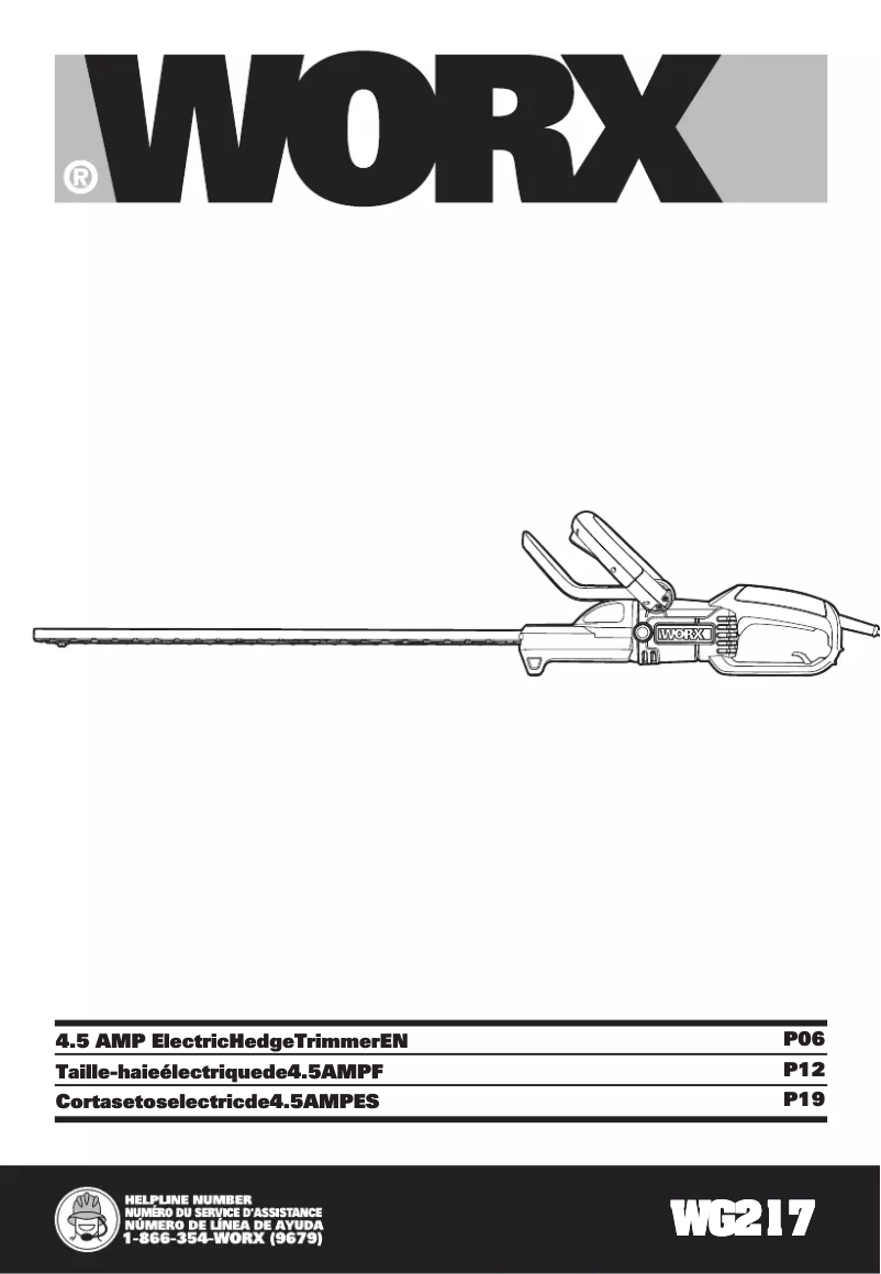 Imagen de la primera página del manual del dispositivo WG217