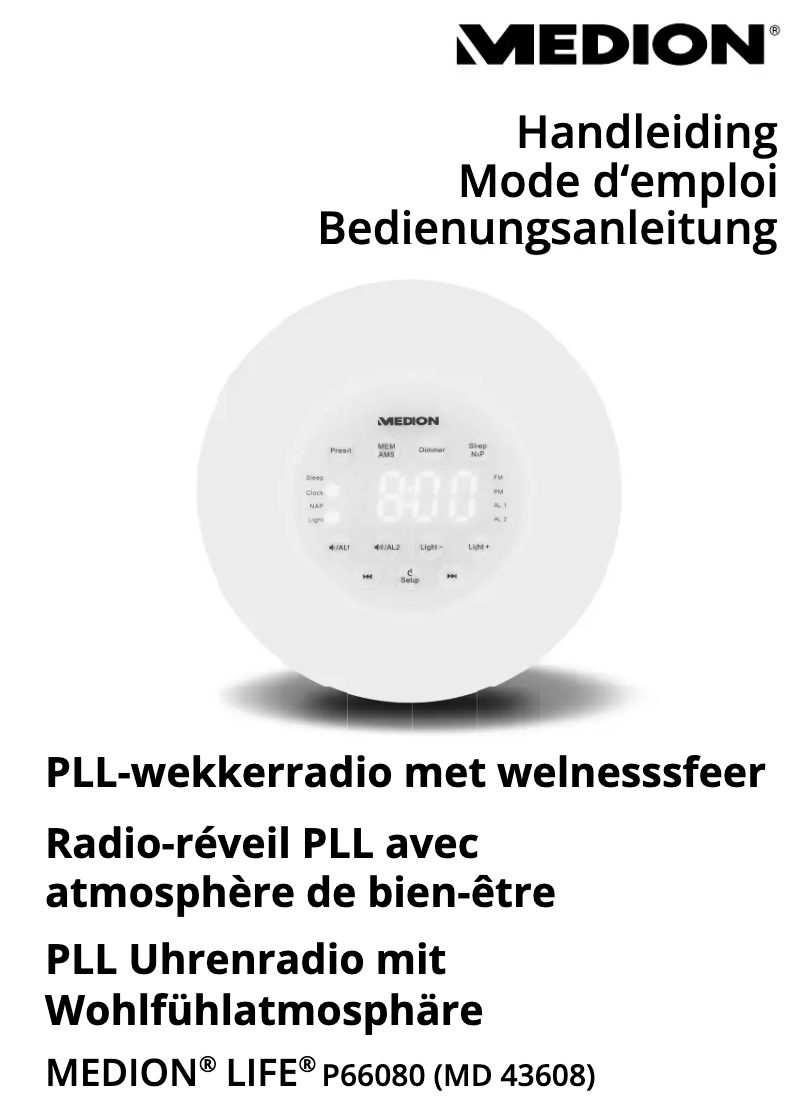 Página 1 del manual Manual de usuario Medion LIFE P66080 (MD 43608)