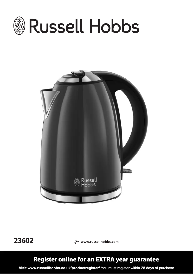 Página 1 del manual Manual de usuario Russell Hobbs Henley 23602