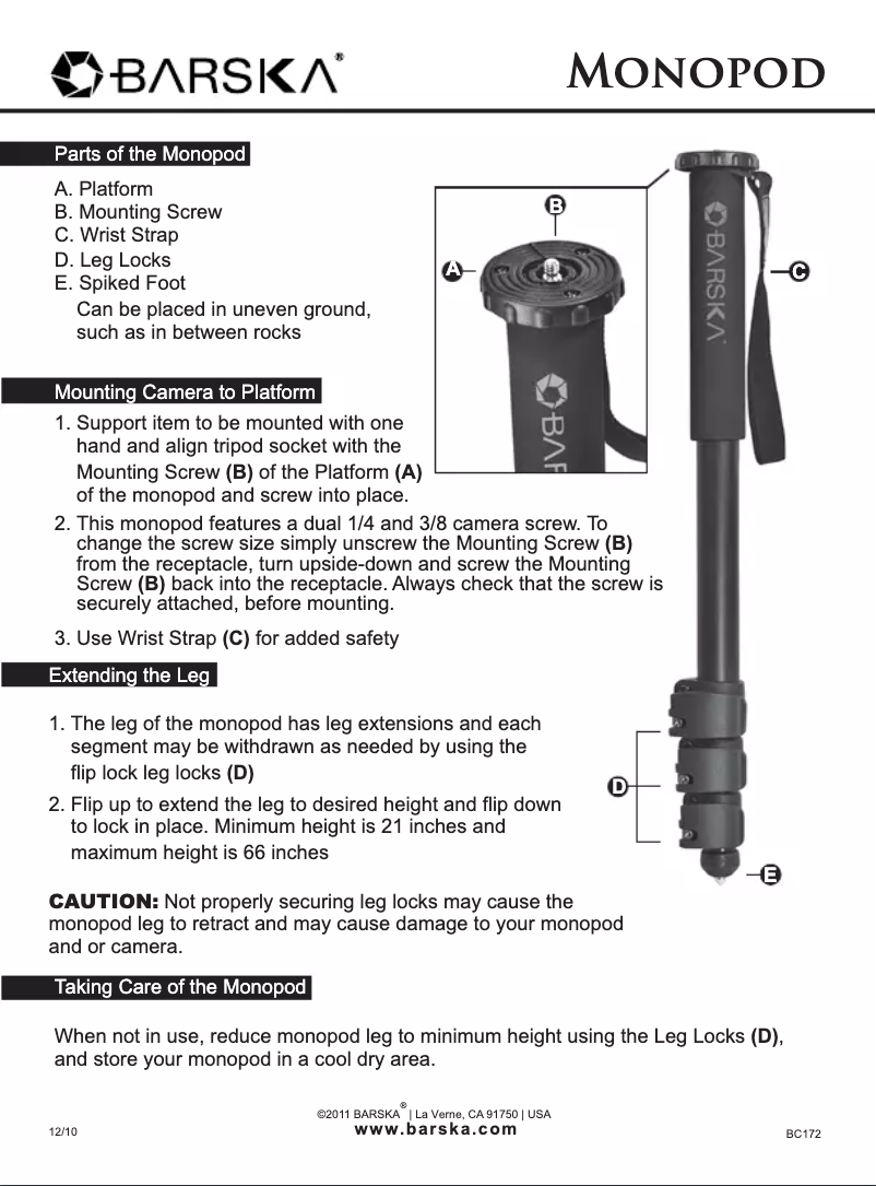Imagen de la primera página del manual del dispositivo AF11598