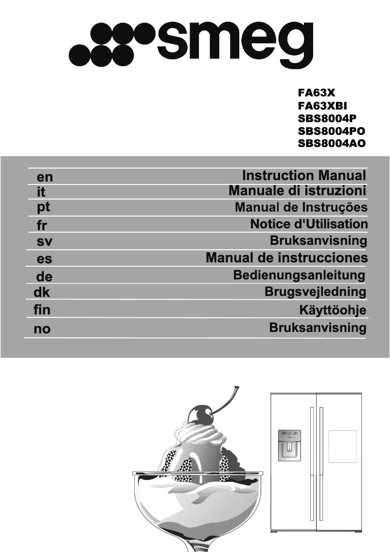 Imagen de la primera página del manual del dispositivo FA63XBI