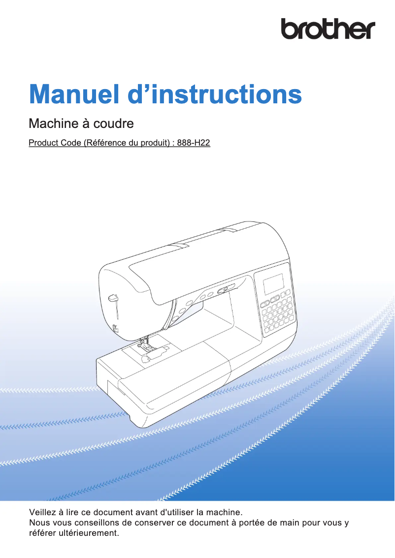 Página 1 del manual Manual de usuario Brother Innov-is F400