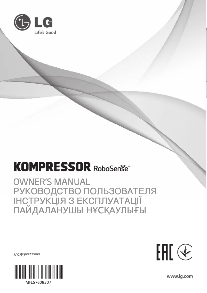 Imagen de la primera página del manual del dispositivo VK89509HUG