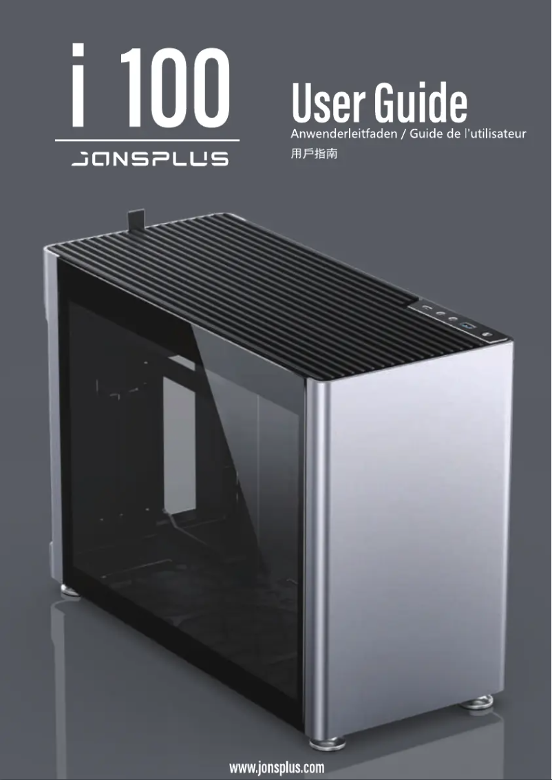 Imagen de la primera página del manual del dispositivo Jonsplus i100 Pro