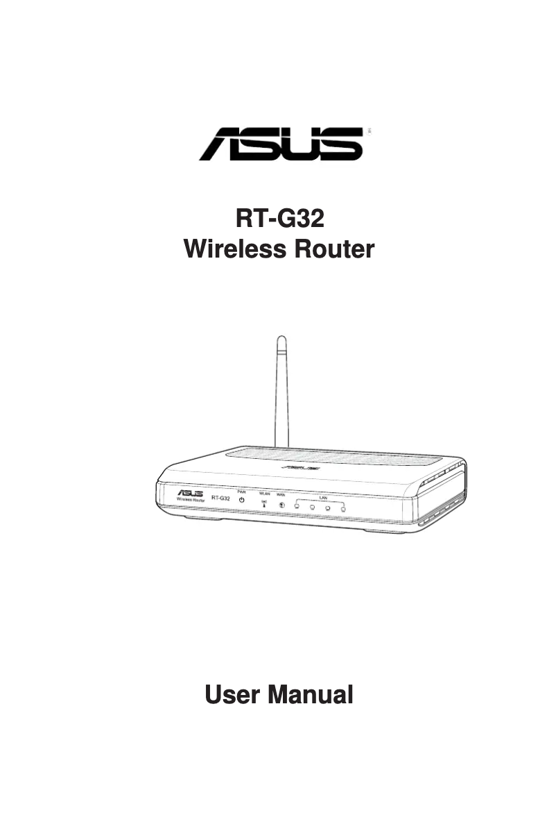 Imagen de la primera página del manual del dispositivo RT-G32