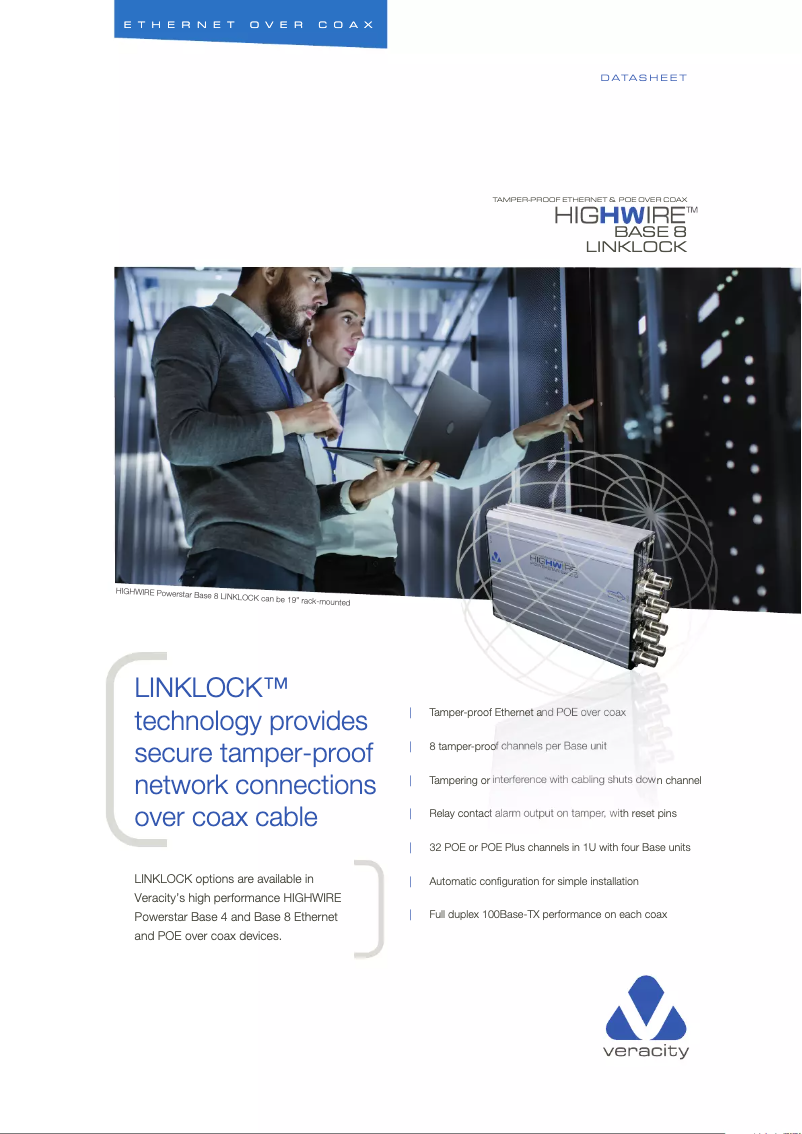 Página 1 del manual Manual de usuario Veracity Highwire PowerStar