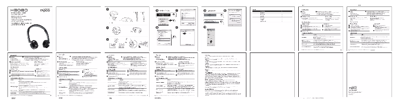 Página 1 del manual Manual de usuario Rapoo H3080