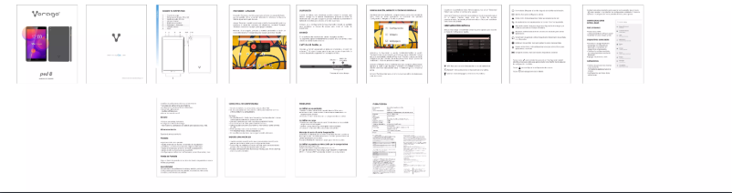 Imagen de la primera página del manual del dispositivo PAD-8