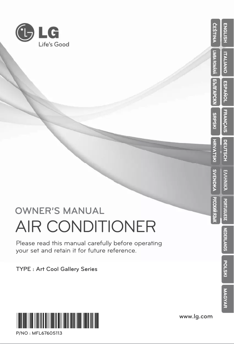 Imagen de la primera página del manual del dispositivo ARNU07GSFH2