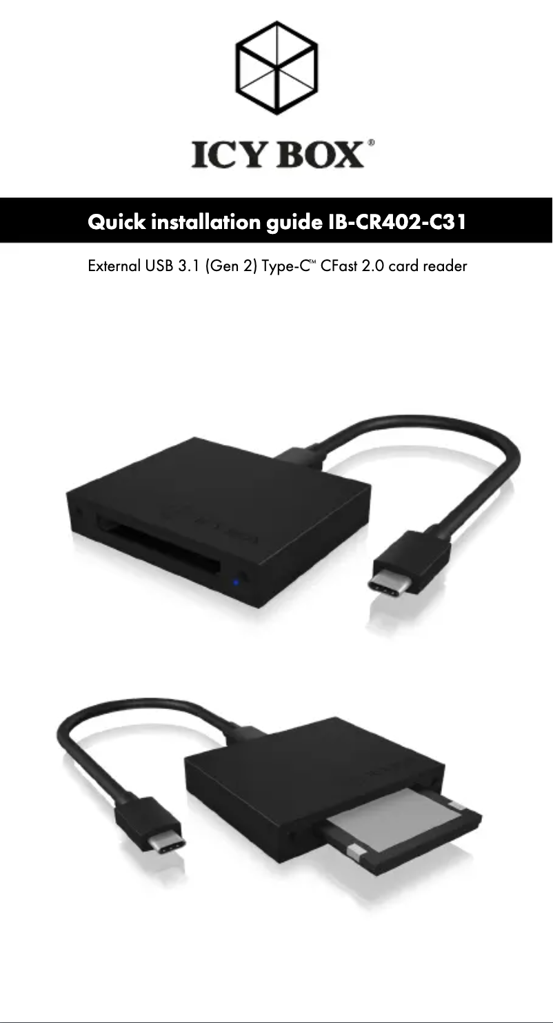 Imagen de la primera página del manual del dispositivo IB-CR402-C31