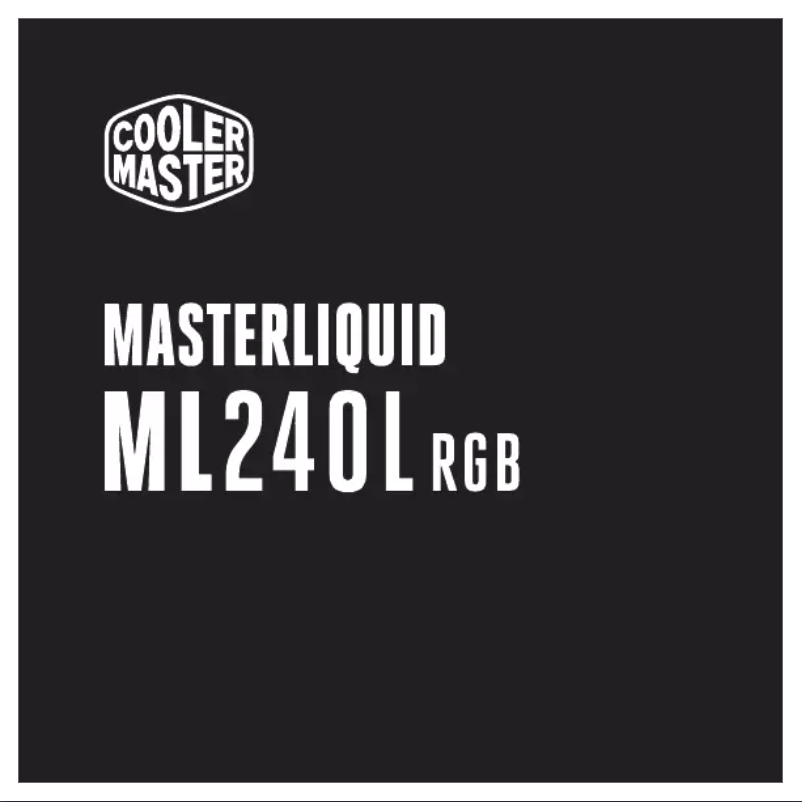 Página 1 del manual Manual de usuario Cooler Master MasterLiquid ML240L RGB