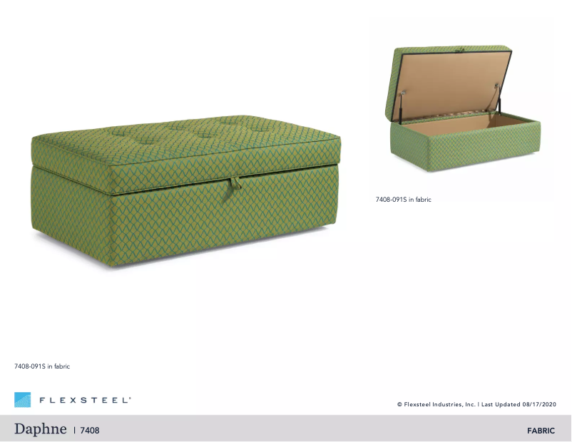 Página 1 del manual Manual de usuario Flexsteel Daphne 7408-091S