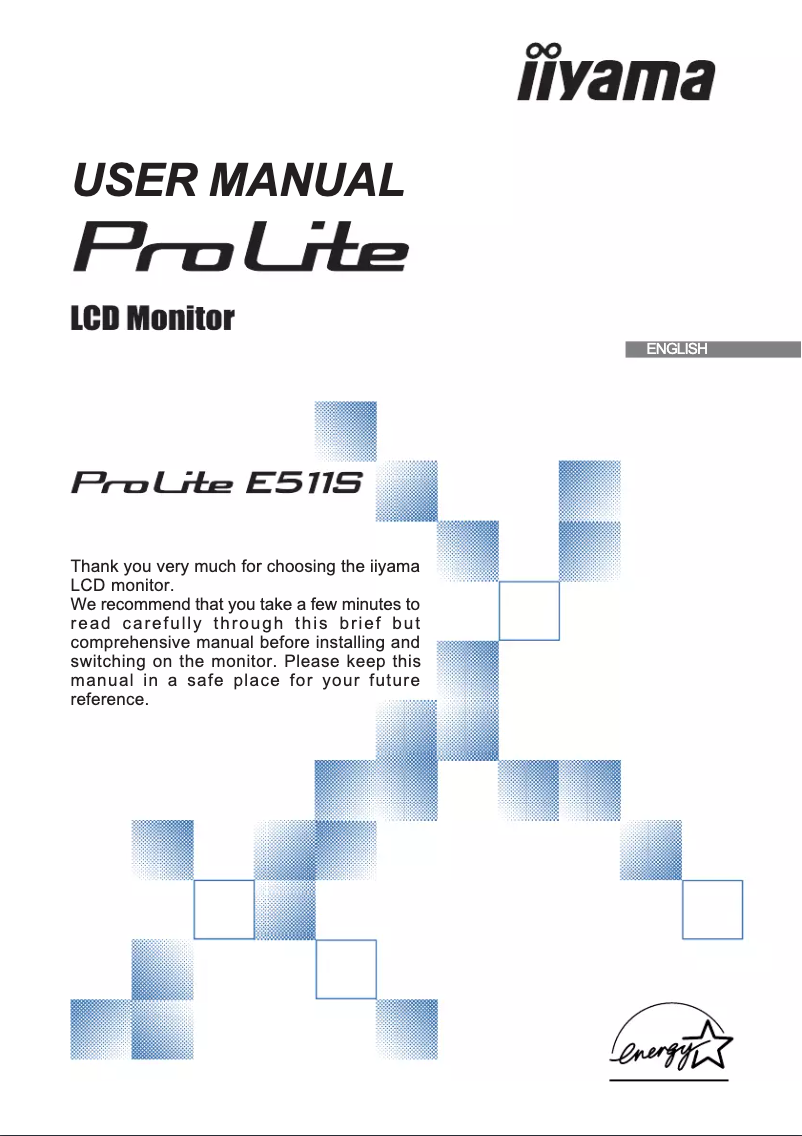 Imagen de la primera página del manual del dispositivo ProLite E511S