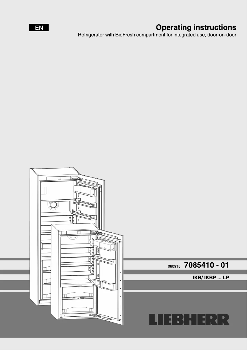 Imagen de la primera página del manual del dispositivo IKBP 2750 Premium BioFresh