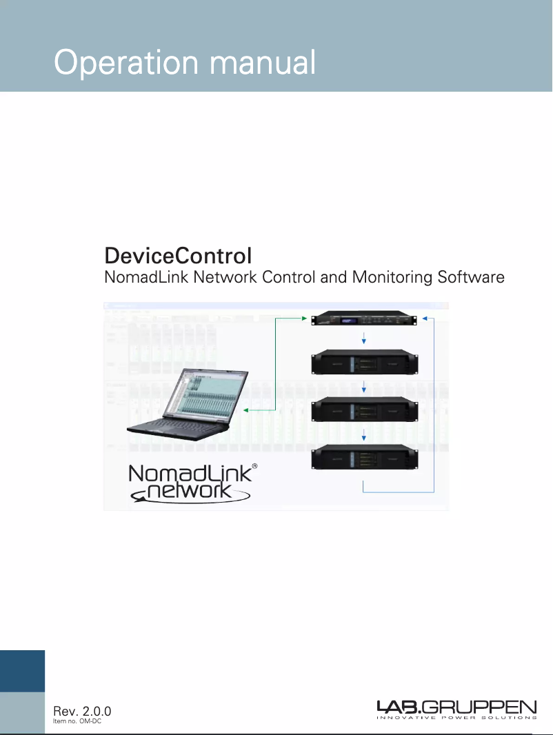 Imagen de la primera página del manual del dispositivo NLB 60E