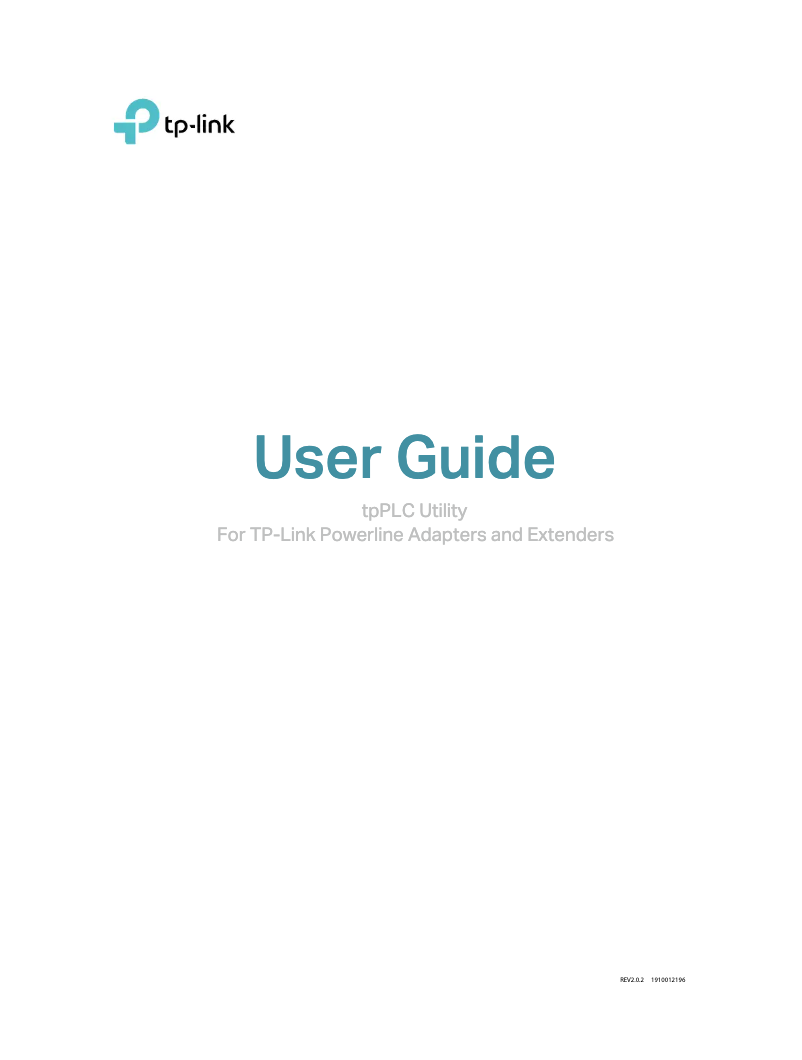 Página nº 1 - Manual de usuario TP-Link AV1300