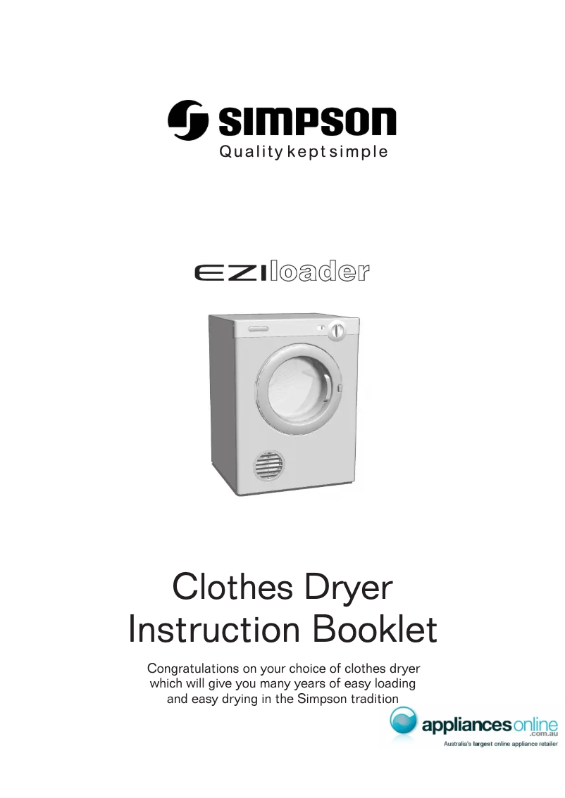 Imagen de la primera página del manual del dispositivo 39S600M