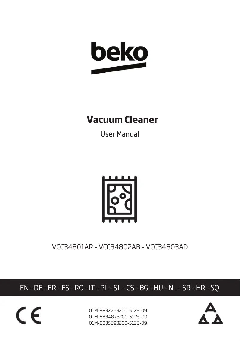 Imagen de la primera página del manual del dispositivo VCC 34803 AD