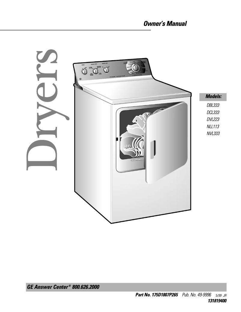 Imagen de la primera página del manual del dispositivo NVL333GYAA