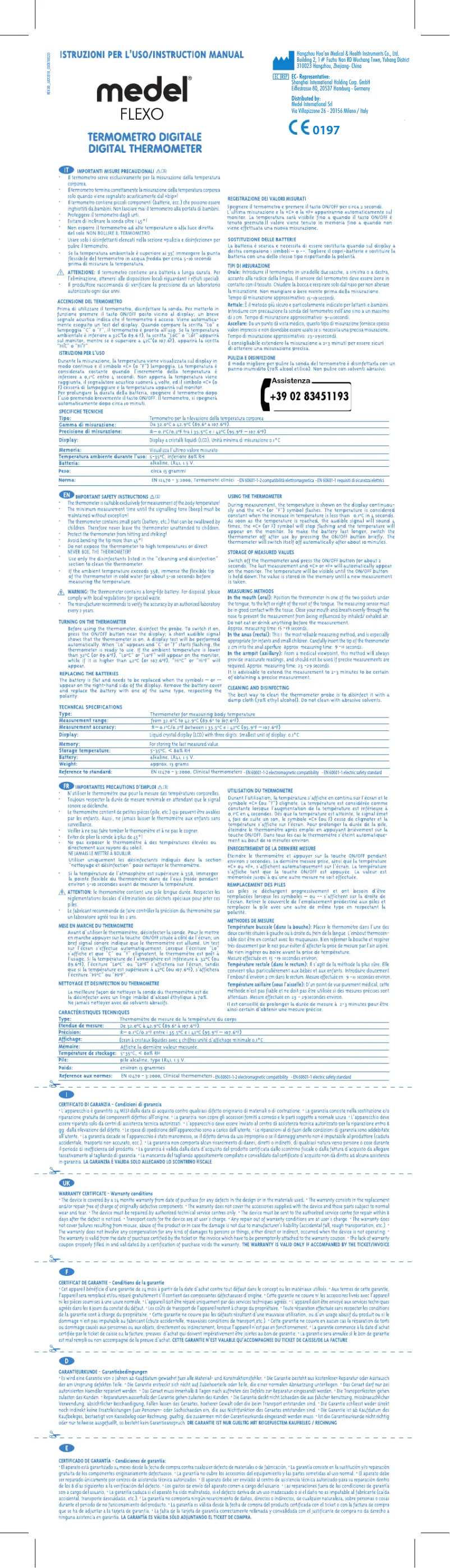 Página nº 1 - Manual de usuario Medel Flexo