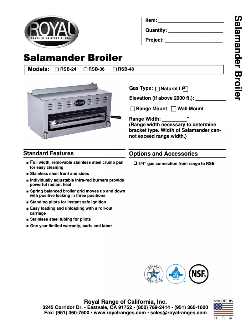 Imagen de la primera página del manual del dispositivo RSB-24