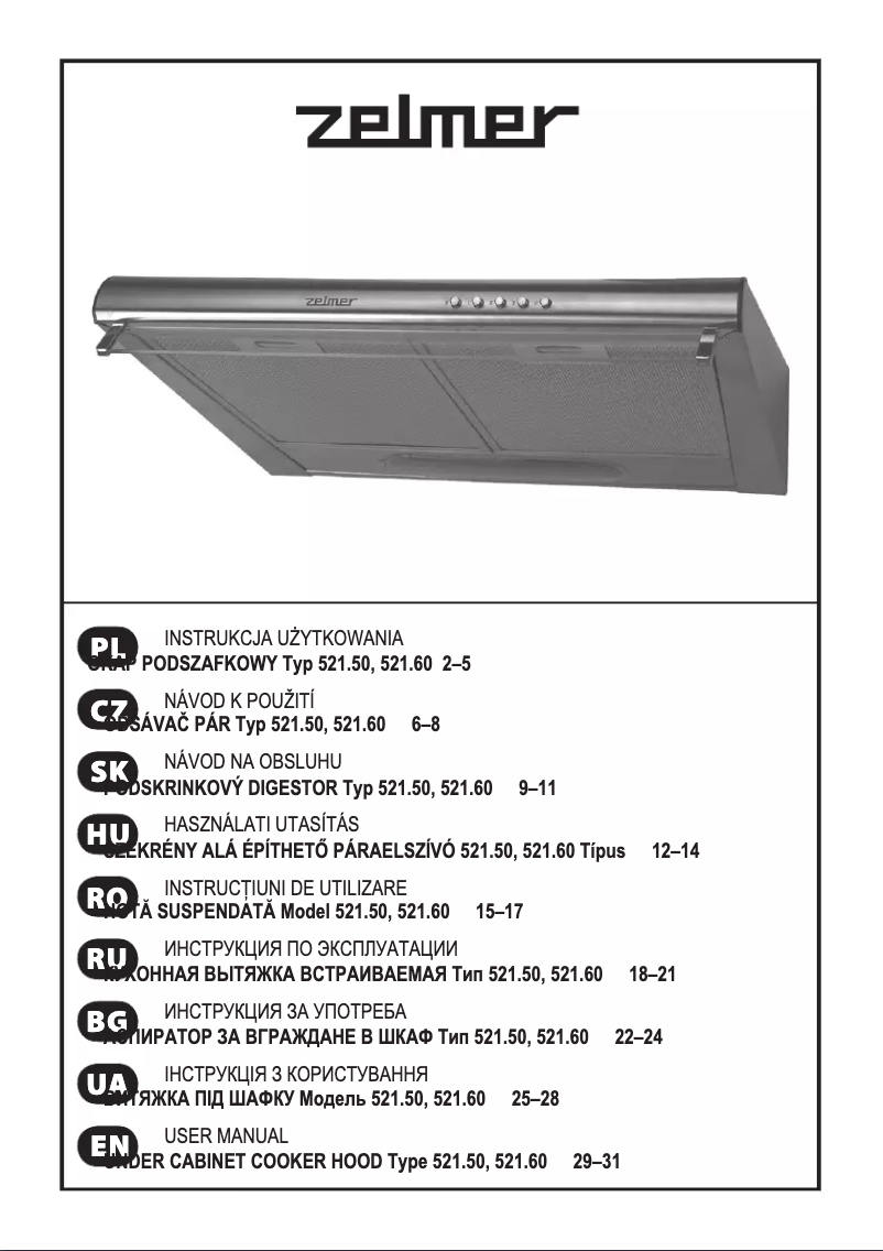 Imagen de la primera página del manual del dispositivo 521.60