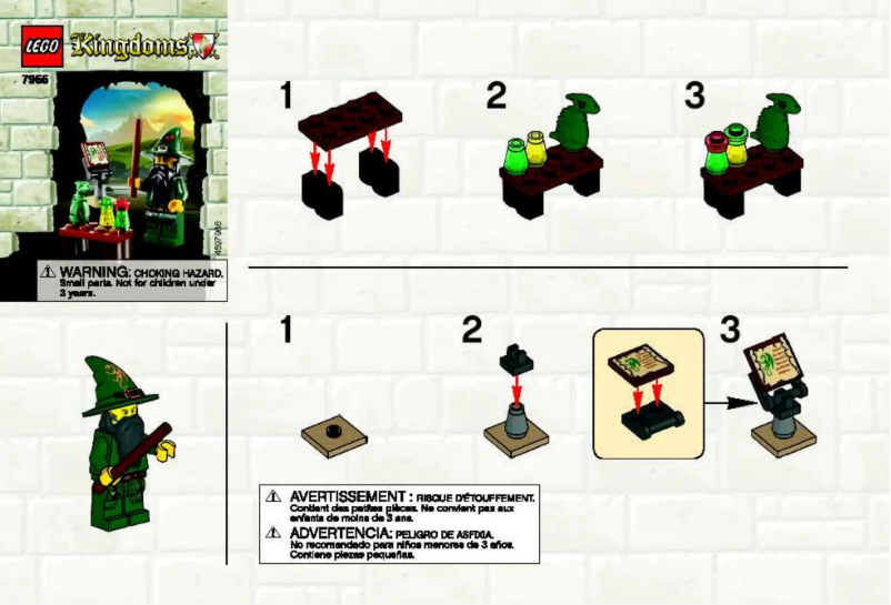 Página 1 del manual Manual de usuario Lego Castle 7955