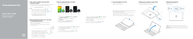 Página 1 del manual Manual de usuario Dell Venue 7840