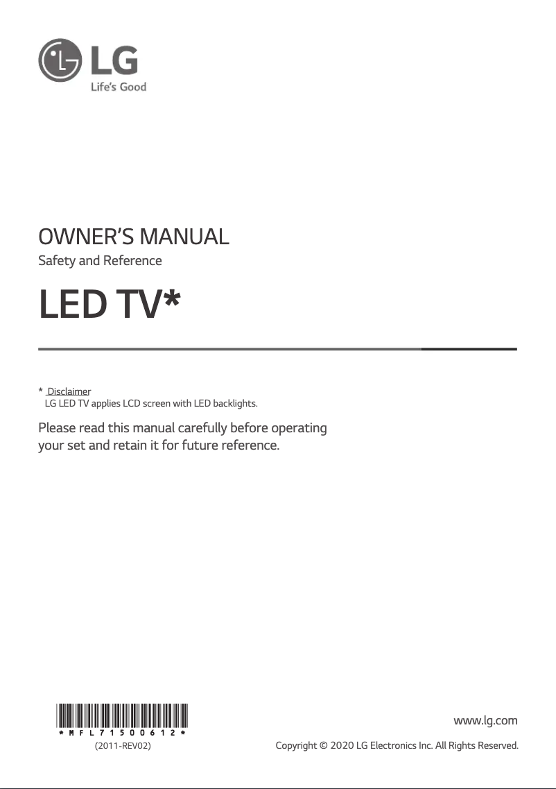 Imagen de la primera página del manual del dispositivo Nano Series 9