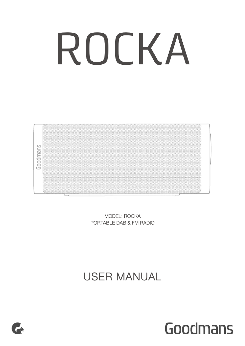 Página 1 del manual Manual de usuario Goodmans ROCKASLT